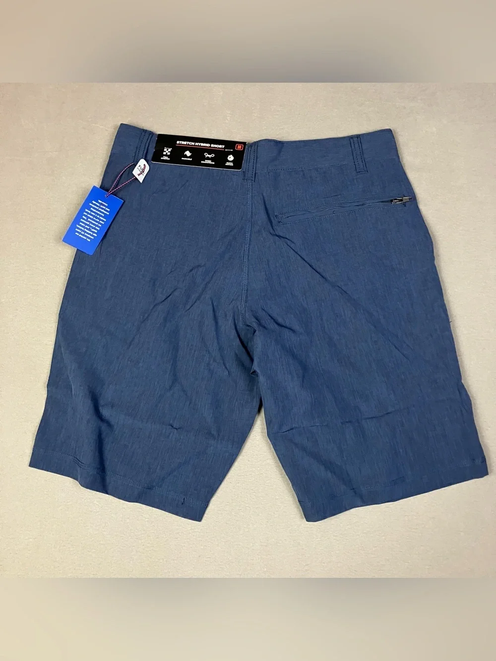 Hawke & Co. Men’s Size 30 Stretch Hybrid Performance Shorts Navy Blue NWT!